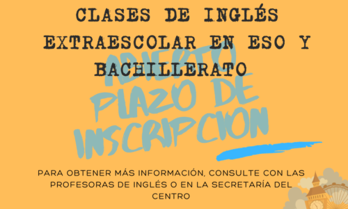 Clases de Inglés Extraescolares 23-24