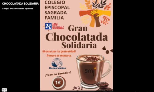 Chocolatada solidaria en Educación Infantil y Primaria