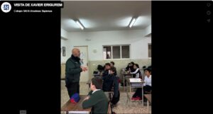 Lee más sobre el artículo Visita de Xavier Eguiguren, escritor y miembro de la Guardia Civil