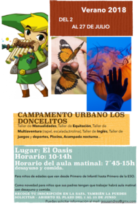 Campamento Urbano 2018 «Los Doncelitos»
