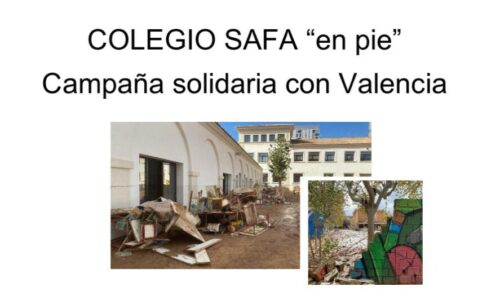 Colegio SAFA Ursulinas «en pie» – Campaña solidaria con Valencia