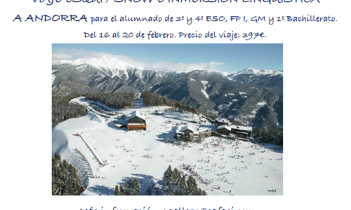Excursiones a Andorra y Santoña 2020